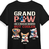 Personalized For Dad Pet Lovers American Grandpaw 4th Of July Shirt 33619 thumb 1