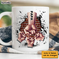 Personalized Gift For Grandpa Fist Bump Mug 33622 thumb 1