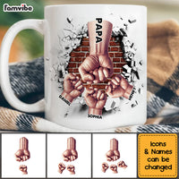 Personalized Gift For Grandpa Fist Bump Mug 33622 thumb 1