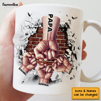Personalized Gift For Grandpa Fist Bump Mug 33622 thumb 1