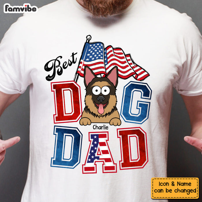 Personalized Gift For Independence Dog Dad Shirt - Hoodie - Sweatshirt 33625 1