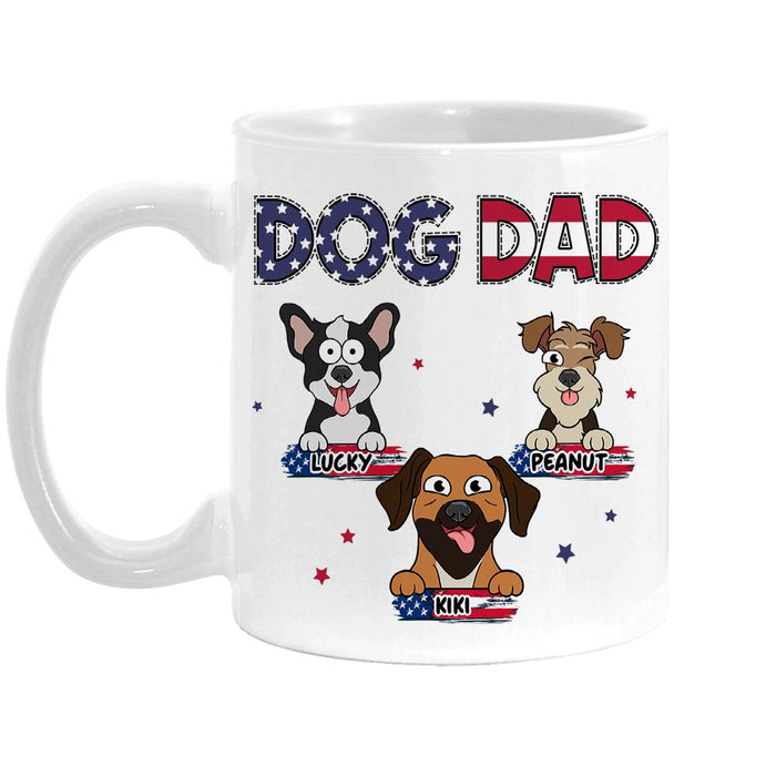 Personalized Independence Day Gift For Dog Lovers Mug 33626 1
