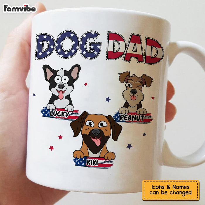 Personalized Independence Day Gift For Dog Lovers Mug 33626 1