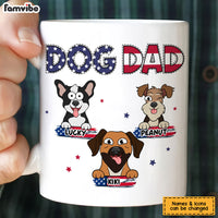 Personalized Independence Day Gift For Dog Lovers Mug 33626 thumb 1