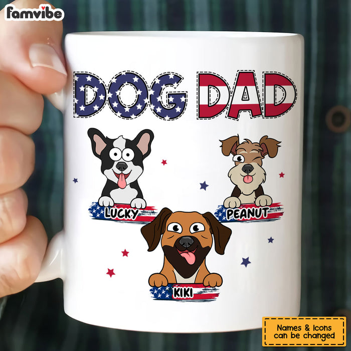 Personalized Independence Day Gift For Dog Lovers Mug 33626 1