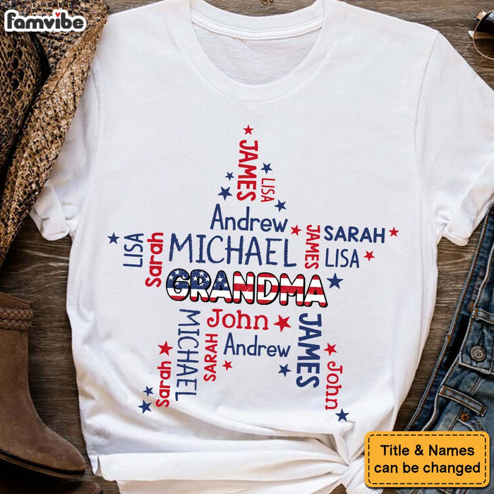 Gift For Grandma Star Word Art Shirt Shirt - Hoodie - Sweatshirt 33633 1