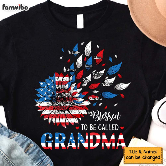 Personalized Gift For Grandma Independence Day Shirt - Hoodie - Sweatshirt 33635 1