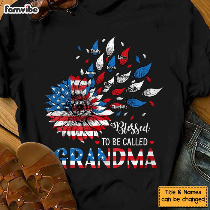 Personalized Gift For Grandma Independence Day Shirt - Hoodie - Sweatshirt 33635 1