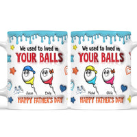 Personalized Gift For Dad Funny 3D Inflated Mug 33640 thumb 1