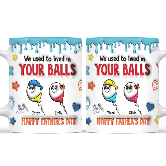 Personalized Gift For Dad Funny 3D Inflated Mug 33640 1