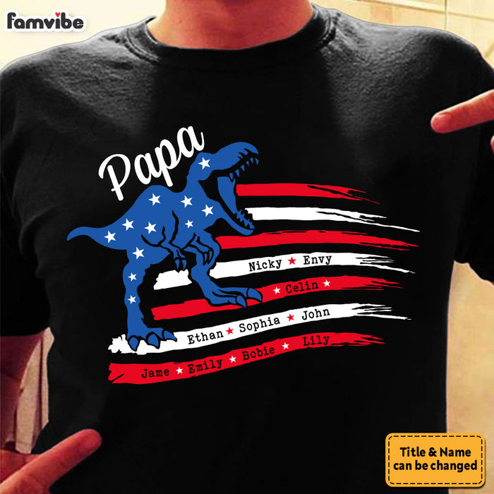 Personalized Gift For Grandpa Saurus Shirt - Hoodie - Sweatshirt 33641 1