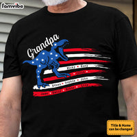 Personalized Gift For Grandpa Saurus Shirt - Hoodie - Sweatshirt 33641 thumb 1