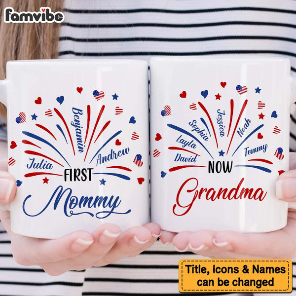 Personalized For Grandma Mom First Mom Now Grandma Mug 33642 - Famvibe