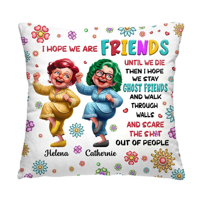 Personalized Old Friends Sisters Pillow 33643 1