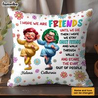 Personalized Old Friends Sisters Pillow 33643 thumb 1