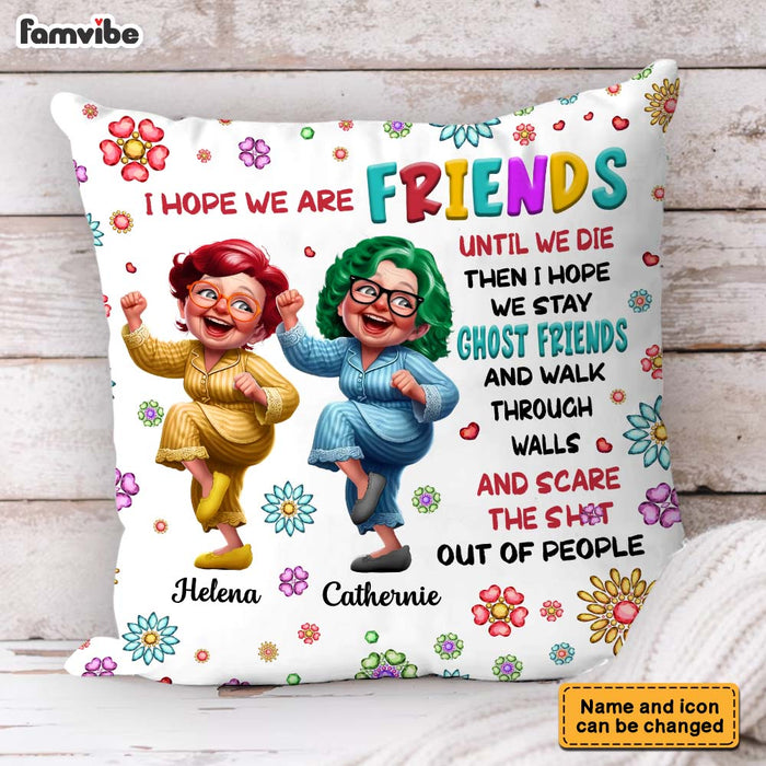 Personalized Old Friends Sisters Pillow 33643 1