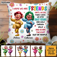 Personalized Old Friends Sisters Pillow 33643 thumb 1