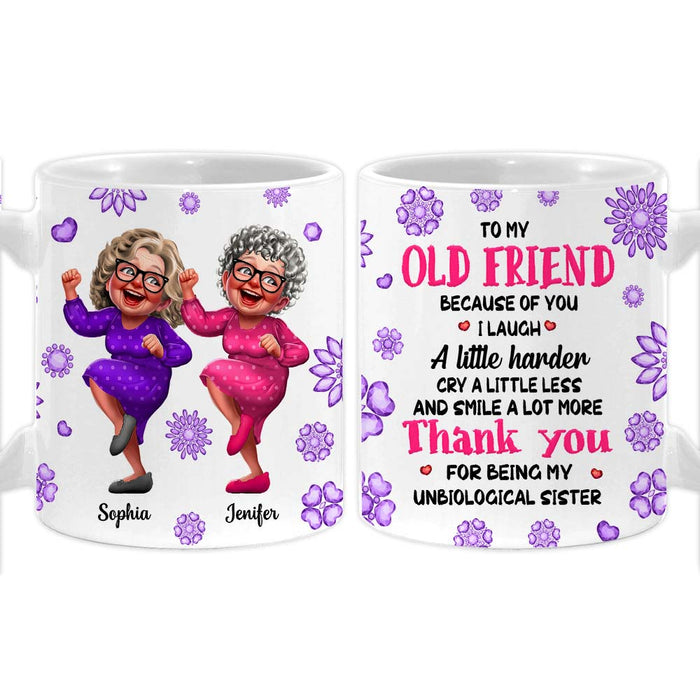 Personalized Gift for Friends Smile A Lot More Mug 33644 1