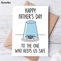 Father's Day Spider Card For Dad