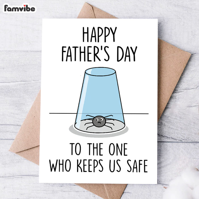 Father's Day Spider Card For Dad 1