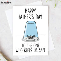 Father's Day Spider Card For Dad thumb 1