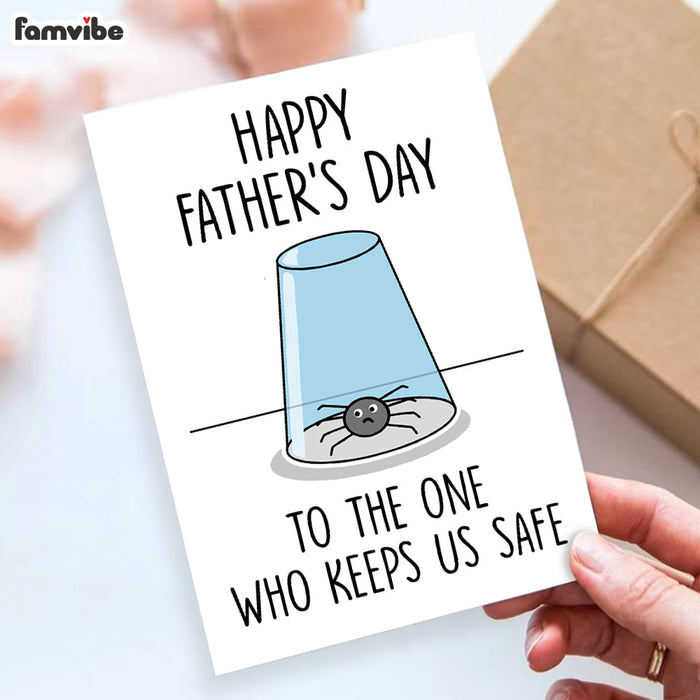 Father's Day Spider Card For Dad 1