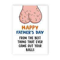Funny Rude Father's Day Card thumb 1