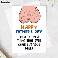 Funny Rude Father's Day Card