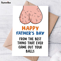 Funny Rude Father's Day Card thumb 1