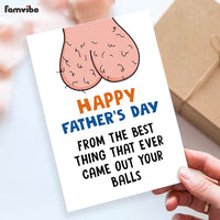 Funny Rude Father's Day Card thumb 1