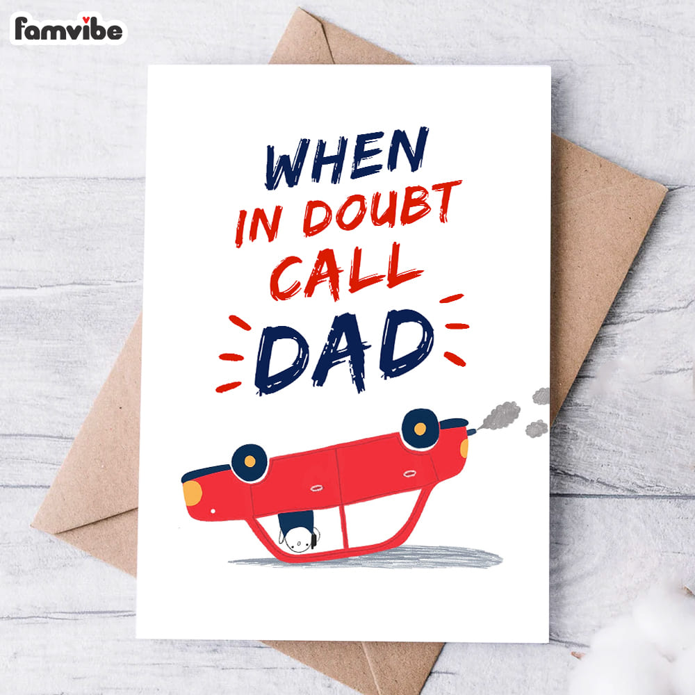 When In Doubt Call Dad Card 33652 Primary Mockup