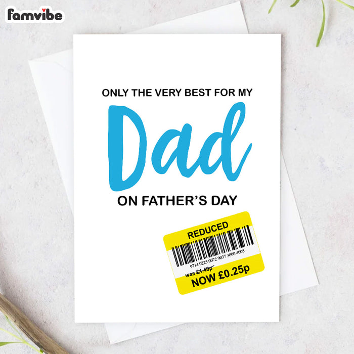 Reduced Funny For Dad Card 1