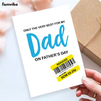 Reduced Funny For Dad Card thumb 1