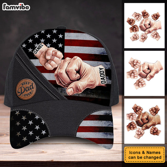 Personalized For Dad Grandpa Ever Fist Bump Cap 33658 1