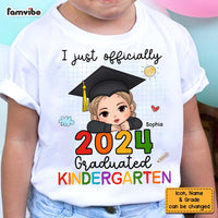 Personalized Gift For Granddaughter I Just Officially Graduated Kindergarten Kid T Shirt - Kid Hoodie - Kid Sweatshirt 33668 thumb 1