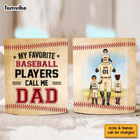 Personalized For Dad My Favorite Baseball Player Calls Me Dad Mug 33671 thumb 1