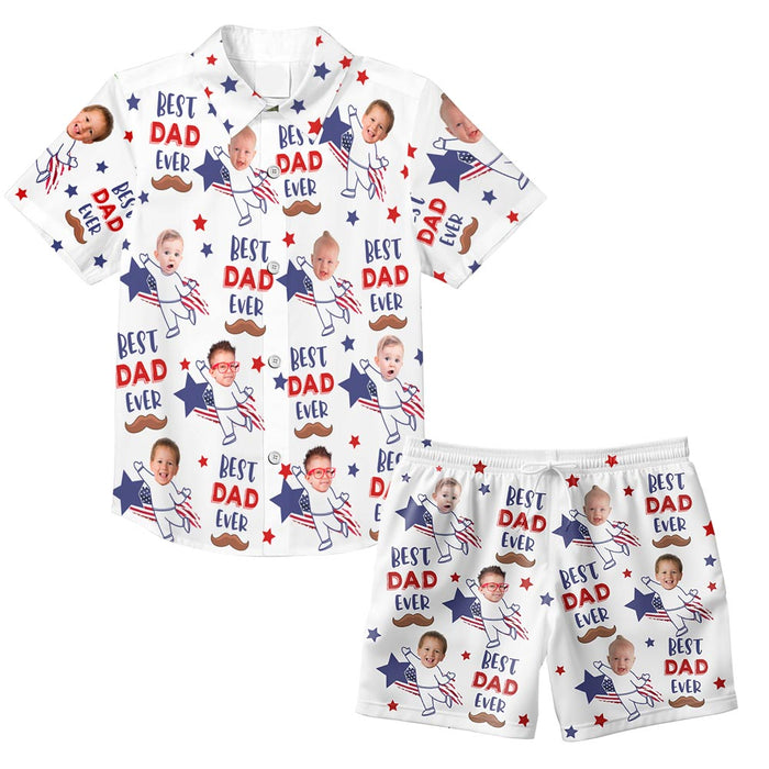 Personalized This Daddy Belongs To Beach Hawaiian Set 33685 1