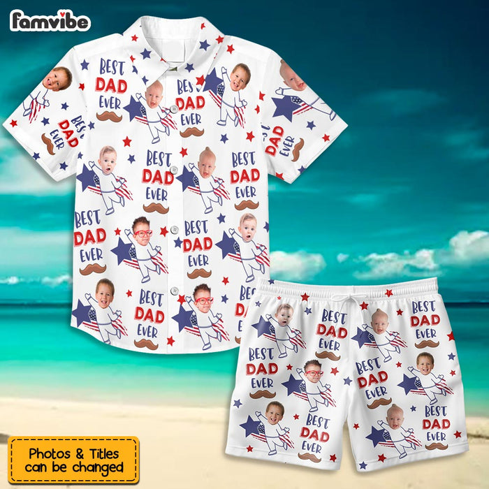 Personalized This Daddy Belongs To Beach Hawaiian Set 33685 1