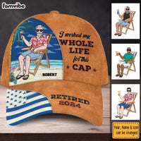 Personalized Gift For Dad Grandpa Retired Funny Cap 33687 thumb 1