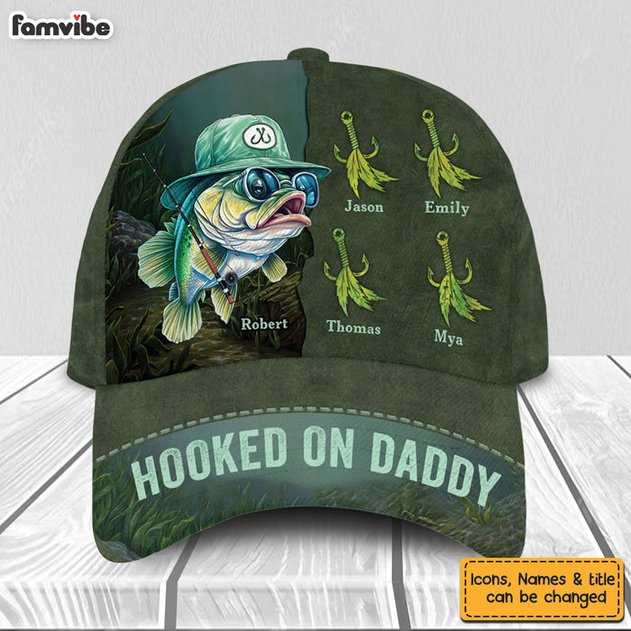 Personalized Gift Hooked On Daddy Cap 33691 1