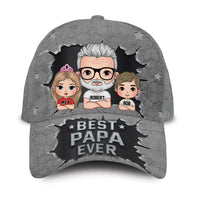 Personalized Gift For Papa Wirh Kids Cap 33692 thumb 1