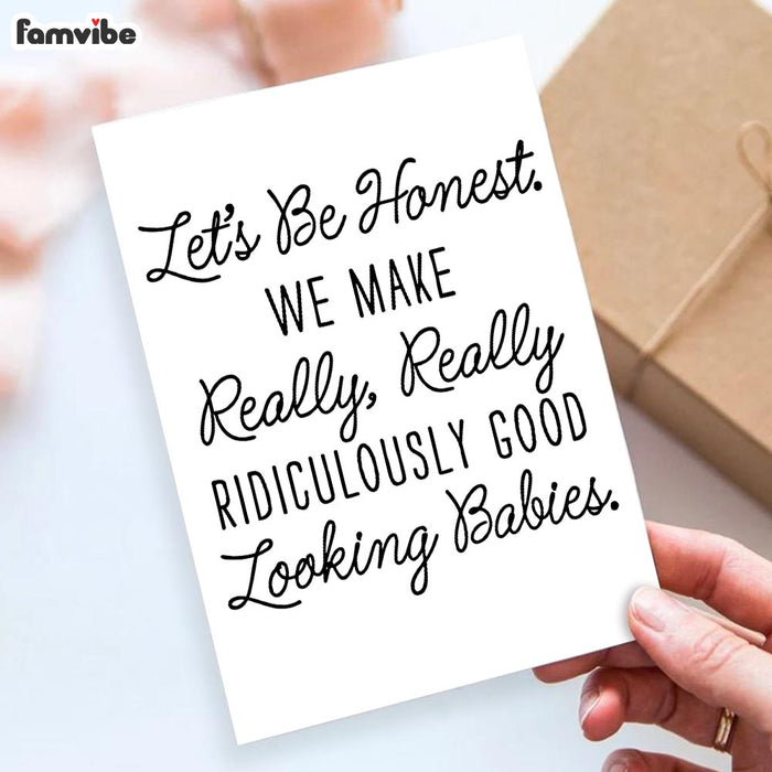 We Created Goodlooking Babies For Husband Card 1