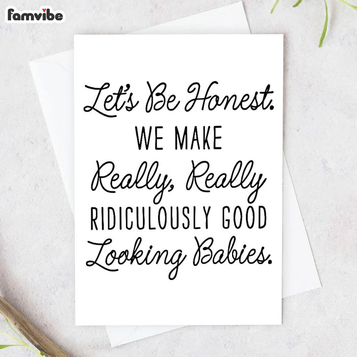 We Created Goodlooking Babies For Husband Card 1