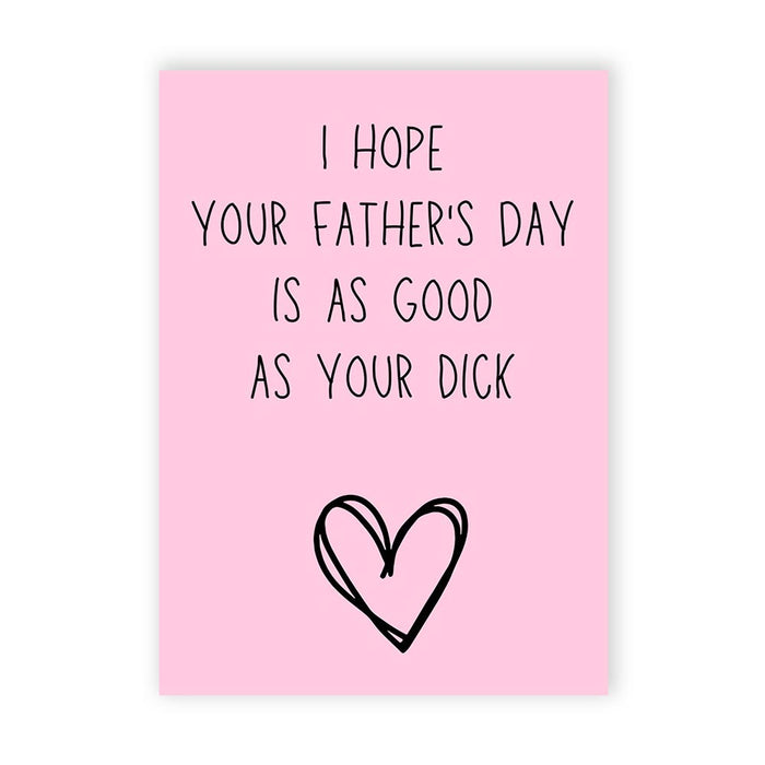 Dirty Fathers Day For Husband Card 1