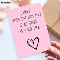 Dirty Fathers Day For Husband Card
