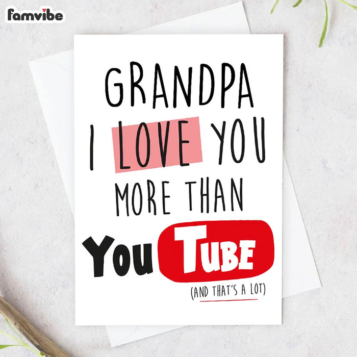 Funny Cute For Grandad Card 1
