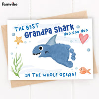 Grandpa Shark Card