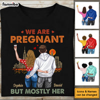 Personalized For Husband Wife We Are Pregnant Shirt - Hoodie - Sweatshirt 33699 thumb 1