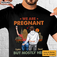 Personalized For Husband Wife We Are Pregnant Shirt - Hoodie - Sweatshirt 33699 thumb 1