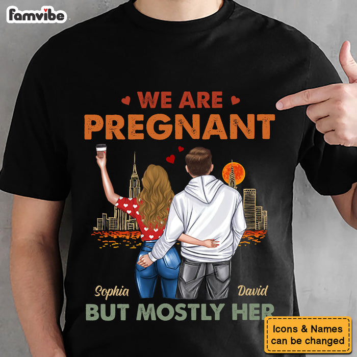 Personalized For Husband Wife We Are Pregnant Shirt - Hoodie - Sweatshirt 33699 1